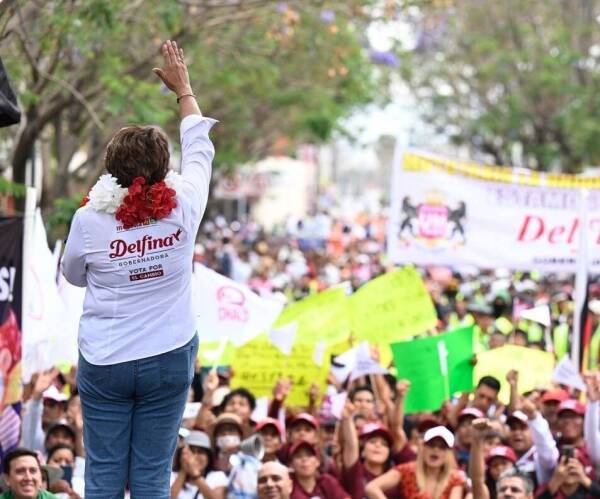 Delfina Gómez desborda eventos reúne a más de 250 mil en el oriente del Edomex