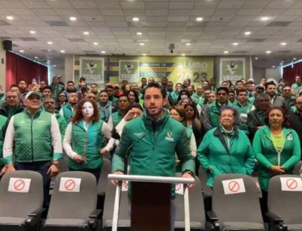 Partido Verde confirma coalición con Delfina Gómez